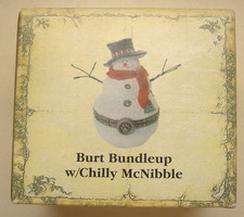 Boyds Bears Treasure Box Burt Bundleup w/Chilly McNibble 392165 NEW box SEALED picture
