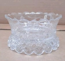 Vintage Dalzell Brothers & Gilmore Glass EAPG Glass Compote Dish Bowl picture