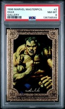 1996 Marvel Masterpieces Gallery #2 Hulk PSA 8 NM-MT picture