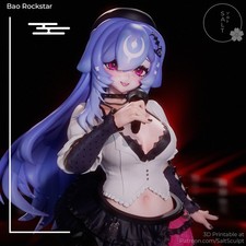 1:8 Bao the Whale VTuber Fan Art UNPAINTED High Quality Garage Kit picture