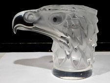 Lalique France  Crystal Tête D’Aigle Eagle Head Hood Ornament 1928-1937 Hoffman picture