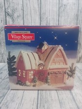 Mervyns 1992 Village Square FireHouse In Original Box - Pre-Owned Good Condition picture