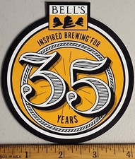 Bell's Brewery Inspired Brewing For 35 Years Craft Beer Sticker Decal New picture