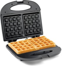 Commercial Electric Non-Stick Belgian Waffle Maker Iron For Breakfast Sandwiches picture