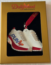 NIB 2026 Dollywood Exclusive Dolly Parton Run Dolly Shoe Christmas Ornament picture