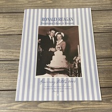 2002 Ronald Reagan Presidential Library And Museum Booklet Anniversary Catalog picture