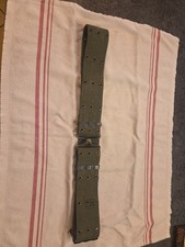 Original Early 1960's Era U.S. Army OD Canvas Gun Belt, U.S. Stamped picture