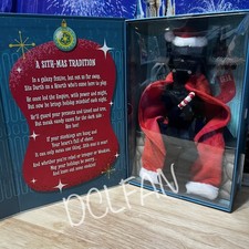 2026 Disney Parks Star Wars Santa Darth on A Hearth Darth Vader Plush Toy NEW picture