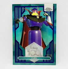 2023 Topps Disney100 Chrome Zurg #28 Toy Story Dark & Light Blue /75 picture