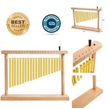 20-Note Bar Chime - Elegant Tabletop Musical Percussion with Mallet for Decor picture