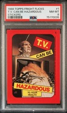 1988 Topps OPC Fright Flicks Lot of 4 PSA 9 8 6 Freddy Krueger Nightmare Rare picture
