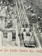 c.1902–1907 Mount Lowe Railway Great Cable Incline Pacific Electric era Postcard picture