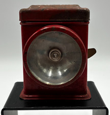Vintage Niagara Junior Guide Metal Flashlight Red Industrial Lantern Untested picture