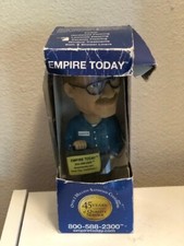 Vintage Rare 'Empire Today' Carpet Flooring Empire Man Bobblehead Toy In Box picture