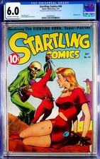 Startling Comics #46 CGC 6.0 Off-White to White Pages Bondage Skull Cover 1947 picture