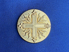 MUSKETEER BUTTON OF THE KING'S HOUSE MODEL 1814 RESTORATION 19TH CENTURY picture