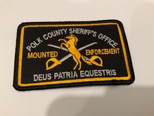 Polk County Sheriff Mounted Unit State Florida FL Police picture