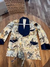 1950's Gentleman's Kimono Fabric Smoking Jacket Made in Japan Best Quality brand picture