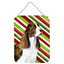 Caroline's Treasures SS4582DS1216 Springer Spaniel Candy Cane Holiday Christmas picture