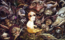 Toby and the Goblins by Brian Froud  **RARE** s/n FANTASY ART PRINT picture