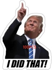 100PCS I DID that - Waterproof Funny Decals for Refrigerator, Car, Laptop picture