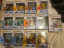 Funko Pop Pokémon  Diamond/Flocked Mixed Lot 13 Figures picture