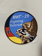 Vintage MiG-29 Fighting Fulcrum German Luftwaffe 4” Vinyl Sticker - RARE picture