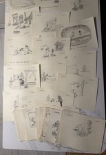 49 Original Drawings Bigfoot Comic By Mr. D Lot Cartoon Original Art Americana picture