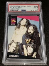 Soundgarden PSA 9 1991 Proset Superstars Musicards Chris Cornell Card Rock Music picture