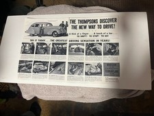 Vintage Hudson Car Ads Lot picture