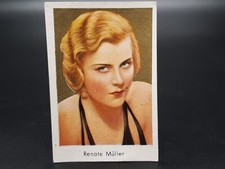 1934 Goldfilm Film Stars Renate Muller Rare Vintage Tobacco Cigarette Movie Card picture