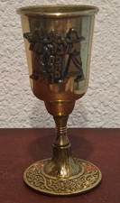 Antique Jewish Shabbat Kiddush Cup picture