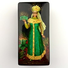 Vintage Russian Fedoskino Lacquer Box – 