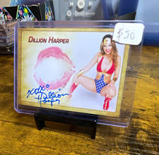 2025 Collectors Expo Dillion Harper Autograph Kiss Card Mint picture