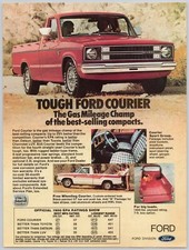 1980 Ford Courier Red Pickup Truck Vintage Ad picture