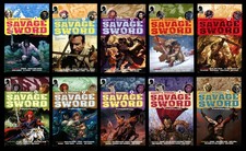 Robert E Howards Savage Sword Trade Paperback Set 1-2-3-4-5-6-7-8-9-10 REH Conan picture