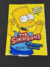 Rare -Salesman’s Sample- UNUSED 1997 CC’s The Simpsons Nacho Cheese Chips 50g picture