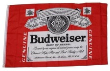 3' x 5' Budweiser Beer Flag/Banner   picture