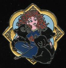 DLP Brave Booster Set Merida and Triplet Cubs Disney Pin 91341 picture