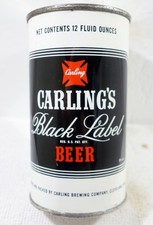 Carling's Black Label Continental Can Cleveland Ohio Flat Top Beer Can SWEET picture
