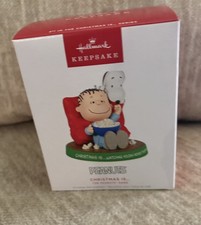 Hallmark CHRISTMAS IS ... Keepsake Ornament 2026 Peanuts Linus Snoopy picture