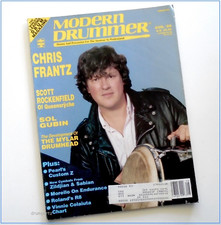 MODERN DRUMMER - Aug 1989 - CHRIS FRANTZ + Scott Rockenfield & Sol Gubin picture