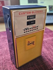 1968 Sunoco Oil Company Gas Pump  Transistor AM Radio w/Box-Tested and Working picture