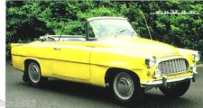 SKODA FELICIA SPEC SHEET / Brochure / Prospek: 1959,1960,1961 picture