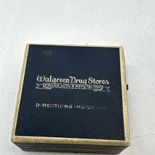 1939 Walgreen Drug Stores Pharmacy Medicine Box picture