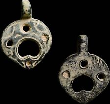 VERY RARE Bronze Ancient Magic Amulet Egypt Pendant Greek Esoteric Symbols COA picture