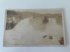 Twin Falls Waterfall Idaho RPPC Postcard picture