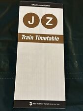 Mta Train Timetable J / Z Train NYCT Timetable Trains NYC picture