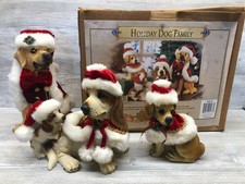 2002 Grandeur Noel Collector's Edition Christmas Holiday Dog Family w/box picture