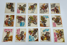 Lot of 15 ** 1972 Donruss Silly Cycles Sticker cards picture